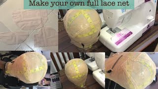 Save $2Easiest Way To Make A Full Lace Net#Diy#Fulllace#Fulllacenet#Detailed#Beginners