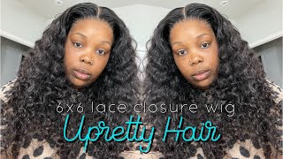 Watch Me Install This 6X6 Deep Wave Hd Lace Wig Ft. Upretty Hair