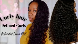 Yummy Extensions  Middle Part Sew In Cambodian Curly Wave #Rawhair