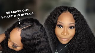 No Leave-Out V-Part Wig Install | My Honest Review | Giving Lace A Break! Ft. Nadula Hair