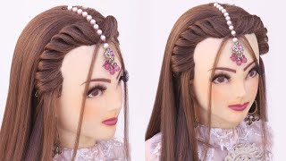 2 Easy Open Hairstyle For  Wedding L New Hairstyle For Girls L Front Variation L Braids Hairstyles