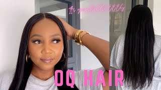 Pre Cut Lace 100% Glueless Wig Ft Oq Hair | South African Youtuber