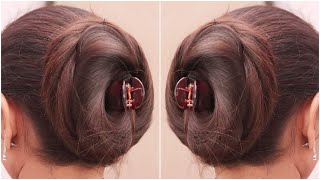 New Simple Hair Style Girl Everyday / Easy Hair Style Girl For Long Hair / Big Claw Clip Hairstyles