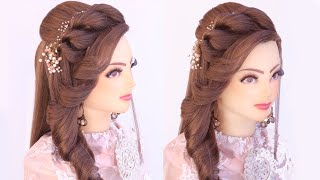 2 Wedding Hairstyles Kashee'S L Bridal Hairstyles For Long Hair L Curly Hairstyles L Front Vari