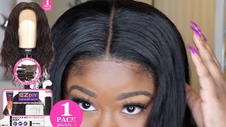  Diy Closure Wig Kit | Hair Included Under $80 | Janet Collection Ez Diy Wig Kit