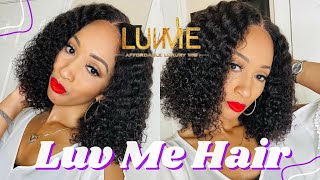 Luv Me Hair | Kinky Curly Neck Length 5X5 Undetectable Lace | Wig Review