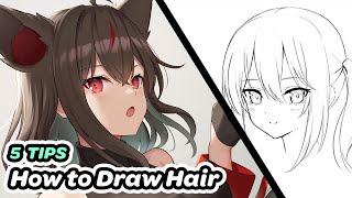 5 Tips For Drawing Hair Better