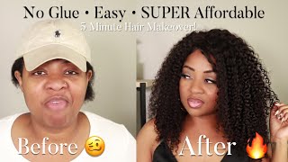 My Hair Is Laid!!!!! Easy, Affordable, Glueless Install To Serve Curls To The Girls!!! | Curls Curls