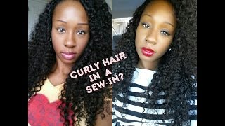 Curly Hair For A Sew In?? Maintenance Tutorial