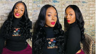 Perfect Clapback Wig For Thanksgiving!  No Glue Inexpensive 5*5 Hd Lace Body Wave Ft Unice Hair