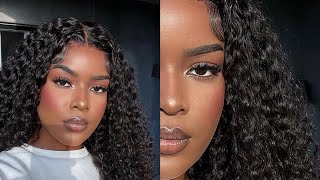 Install Deep Wave Glueless 5X5 Closure  | Real Hd Lace Luvmehair | Esther Immaculate