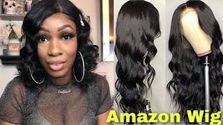 Amazon Body Wave Wig | Glueless Install | Lime Green