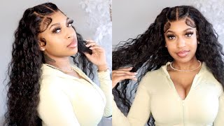 Must Try This Water Wave Hair!! |  34" Hd Lace Wig Install | Ft. Ishowbeauty Hair