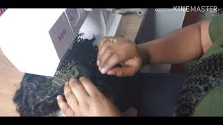 Diy Closure Wig On A Sewing Machine