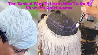 The Easiest Way To Learn How To Do A Short Cut Quickweave!!!!