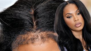 4C Edges On A Wig | The Most Natural Hairline On A Wig |Luvme Hair