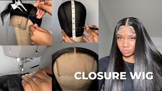 Watch Me | Make A Closure Wig On A Sewing Machine