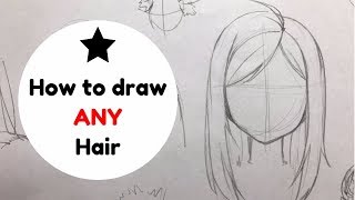 ~How To Draw Any Type Of Hair!~Part 1