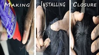 Wig Making 101 Series| Hand Made Circular Closure For Full Wigs