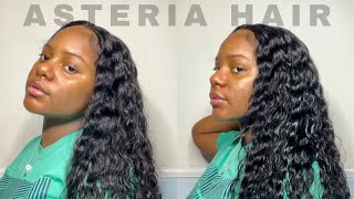 Softest Water Wave Hair Ever! Quick 5X5 Lace Closure Wig Install | Beginner Friendly | Asteria Hair