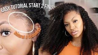  Stop Using Glue Bald Cap Method, Realistic Kinky Edge Wig Install Ft.Aliexpress Black Friday Sale