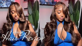 Chocolate Brown Wig Install & Review | Alipearl Hair