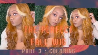 The Perfect Fall Wig Part 3 : Coloring