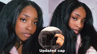 Must See Best Updated Kinky Straight V-Part Wig Breathable Wig Cap For Your Natural Hair|Nadula Hair