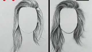 How To Draw Hair? || Right Way To Draw Hair || Drawing Beautiful Hair || Long Hairs Drawing || Hairs