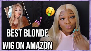 Best Blonde Wig On Amazon!!| Blonde Wigs For Darkskin| Sweetcurly Review| Lexsamarie