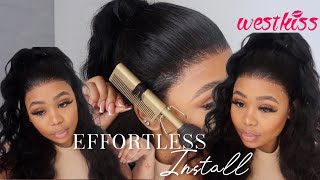 Effortless Frontal Installation | Hd Lace Wig | @West Kiss Hair| South African Youtuber