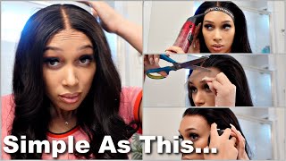  Straight To The Point! Beginner Friendly Lace Wig Install | No Work Needed!