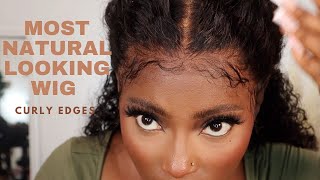 *New* Most Natural Looking Wig!! Curly Edges Ft Omgherhair