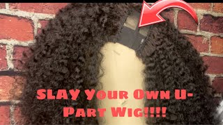 How To Make A U-Part Wig|Beginner Friendly|Brothers Xm2701|Side Part|In Depth Tutorial
