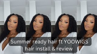 Deep Parting 13X6 Curly Full Hd Lace Frontal Wig |Hd Lace Frontal Wig Install |Black Friday |Yoowigs