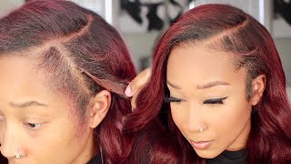 How To Install A Lace Wig Behind Your Hairline For A Super Natural Install. Wowafrican