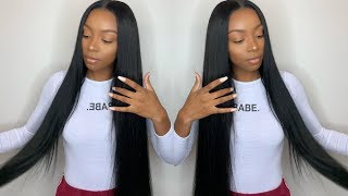 Must Have Super Silky 26" Jet Black Straight Hair | West Kiss Hair