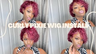 My First Wig Install | Best Pixie Cut Wig On Amazon | Carrotor Hair