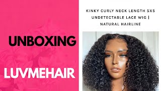 #Kinkycurly 5X5 Undetectable Lace | #Luvmehair