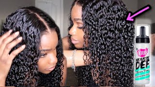 Defining My Curls With The Doux Mousse Def! 2 N 1 Twisted Natural Curls Lace Front Wig Idnhair