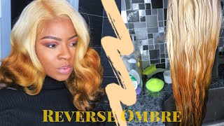 How To Get A Reverse Ombre Blonde To Black