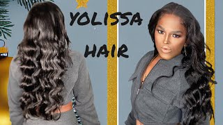 Must Tryflawless Body Wave Wig + Melted Lace| Beginner Friendly | Ft.Yolissa Hair