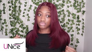 Closure Wig Install With Layers  || Unice Hair