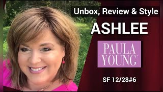 Unbox, Review & Style Ashlee From Paula Young Wigs  Color Sf12/28#6 Honey Rooted