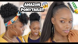 Omg  What?! Issa $13 Ponytail! I Found These On Amazon And They Are Ca-Yute! | Mary K. Bella
