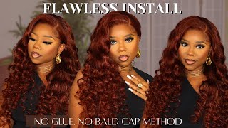 Must Have Auburn Red Curly Wig | Wig Install For Beginners | Beauty Forever | Chev B.