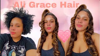 Omg This Wig Is So Nice | Affordable Highlight Brown Wig Ft Aligrace Hair