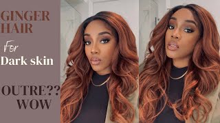 The Perfect Ginger Hair For Brown Skin Outre Selene Wig