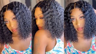Kinky Curly 5X5 Lace Closure Wig Install Ft. Luvme Hair | Its Jasmine Nichole