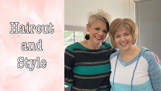Short Haircut And A-Line Style - Older Hairstyles